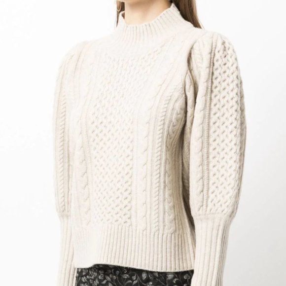 Sea New York Cable Knit Turtleneck Sweater - Picture 3 of 14